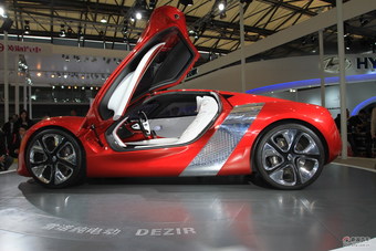 雷诺dezir电动概念车