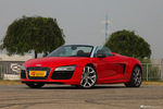 2014款奥迪R8 Spyder 5.2L自动5.2FSI quattro 炫目红
