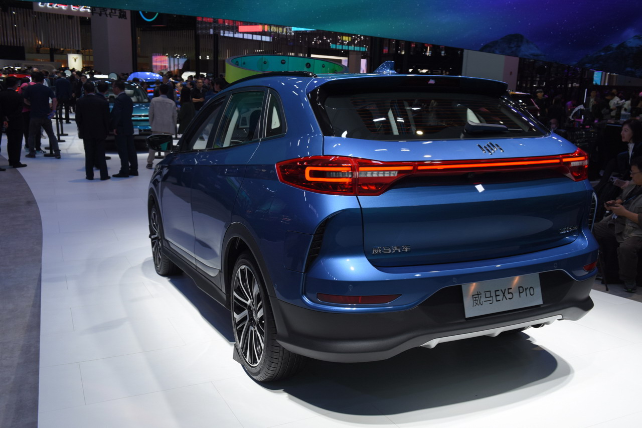 【2019上海车展实拍:威马ex5新能源】威马ex5车展 - 新浪汽车